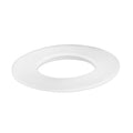 White silicone O-Ring on a white background.