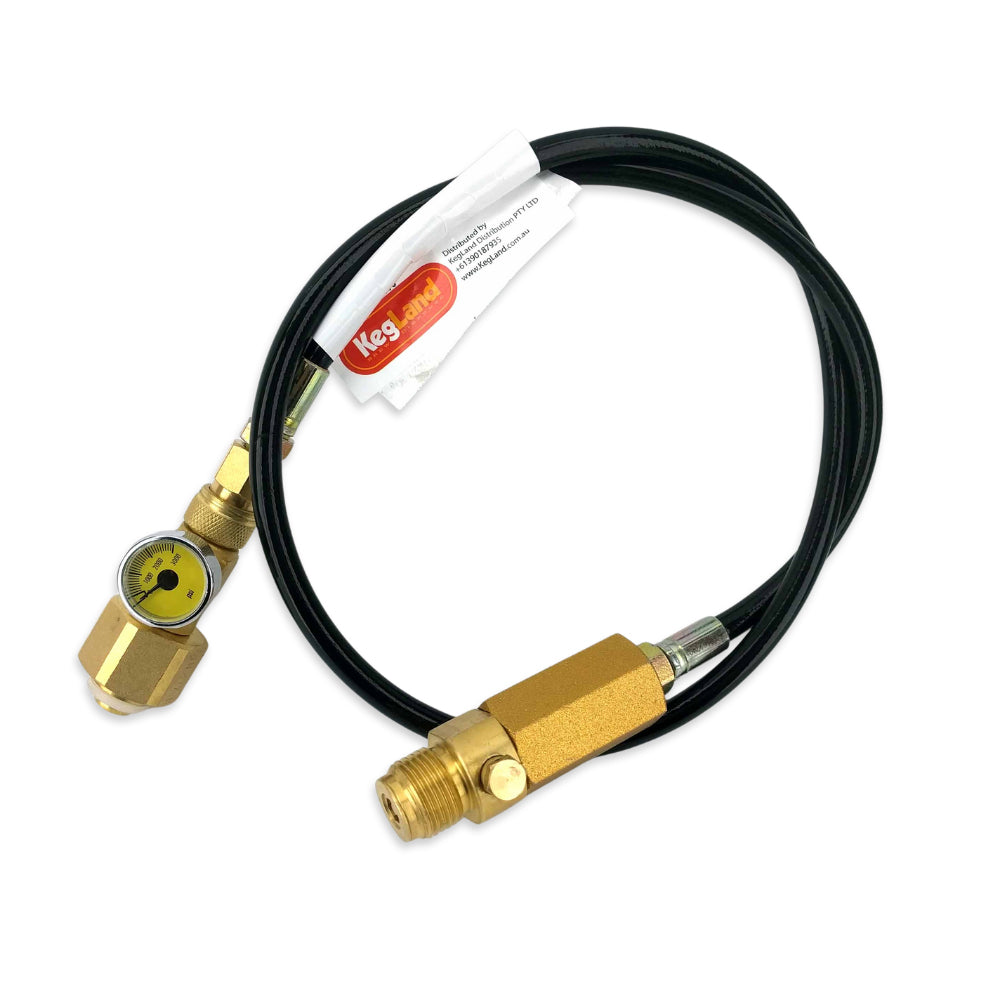 A typical Soda Stream cylinder can only carbonate up to 60L and will cost about $20 per fill. So given these figures the larger cylinder and this hose will pay itself off once you fill the 2.6kg gas cylinder once.&nbsp; It's a no brainer