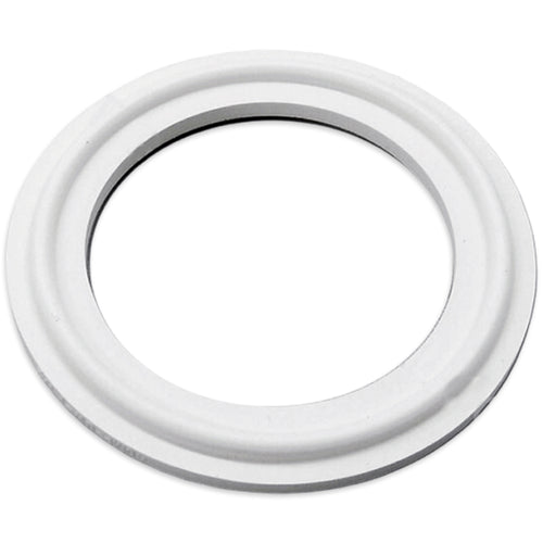This 4 inch tri-clover silicone seal is made from food grade silicone.  The tri-clamp design is popular in the medical and food processing industry due to it's sanitary design.