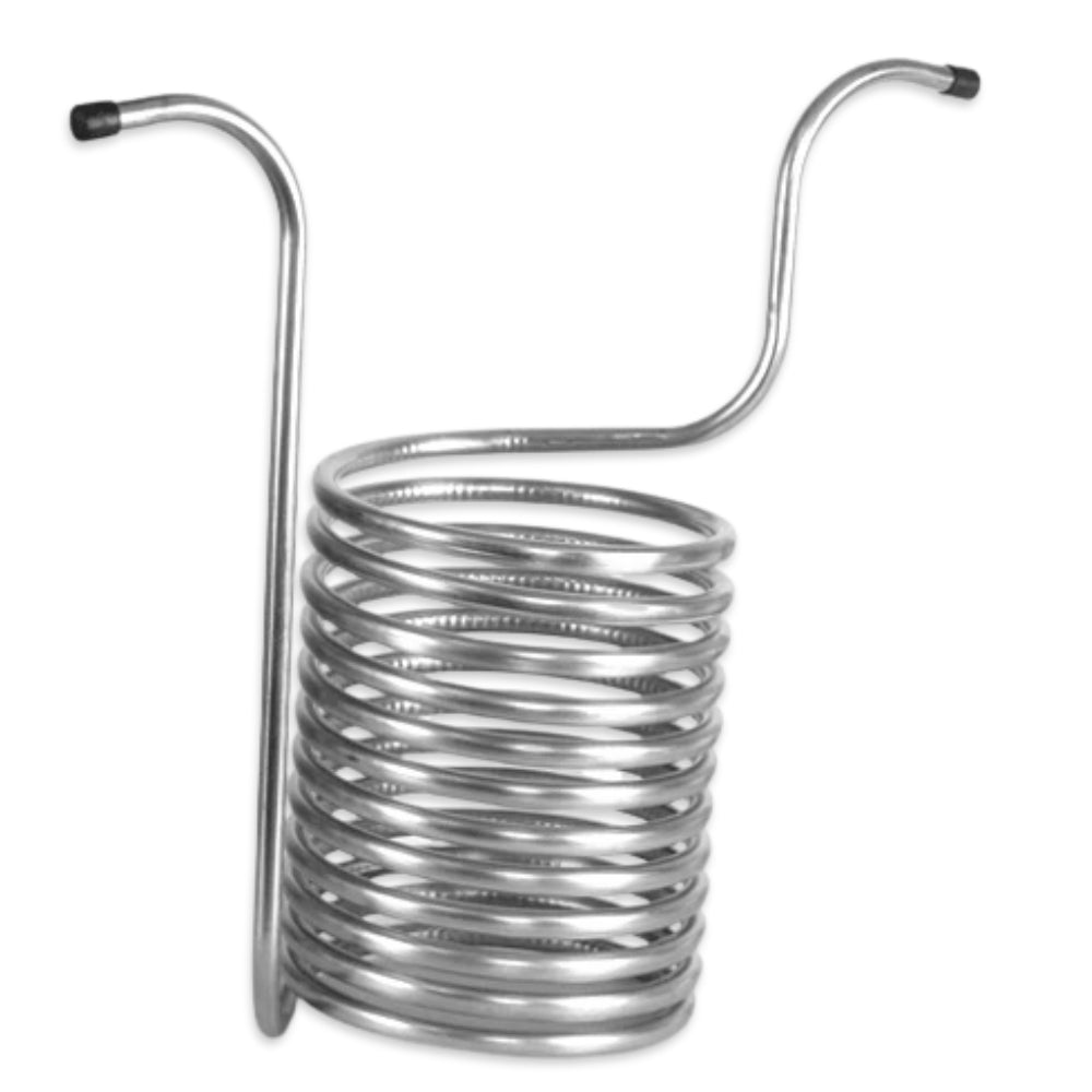 Sold with the BrewZilla Range, these compact immersion chillers are great for chilling wort up to 35L down to pitching temperature.