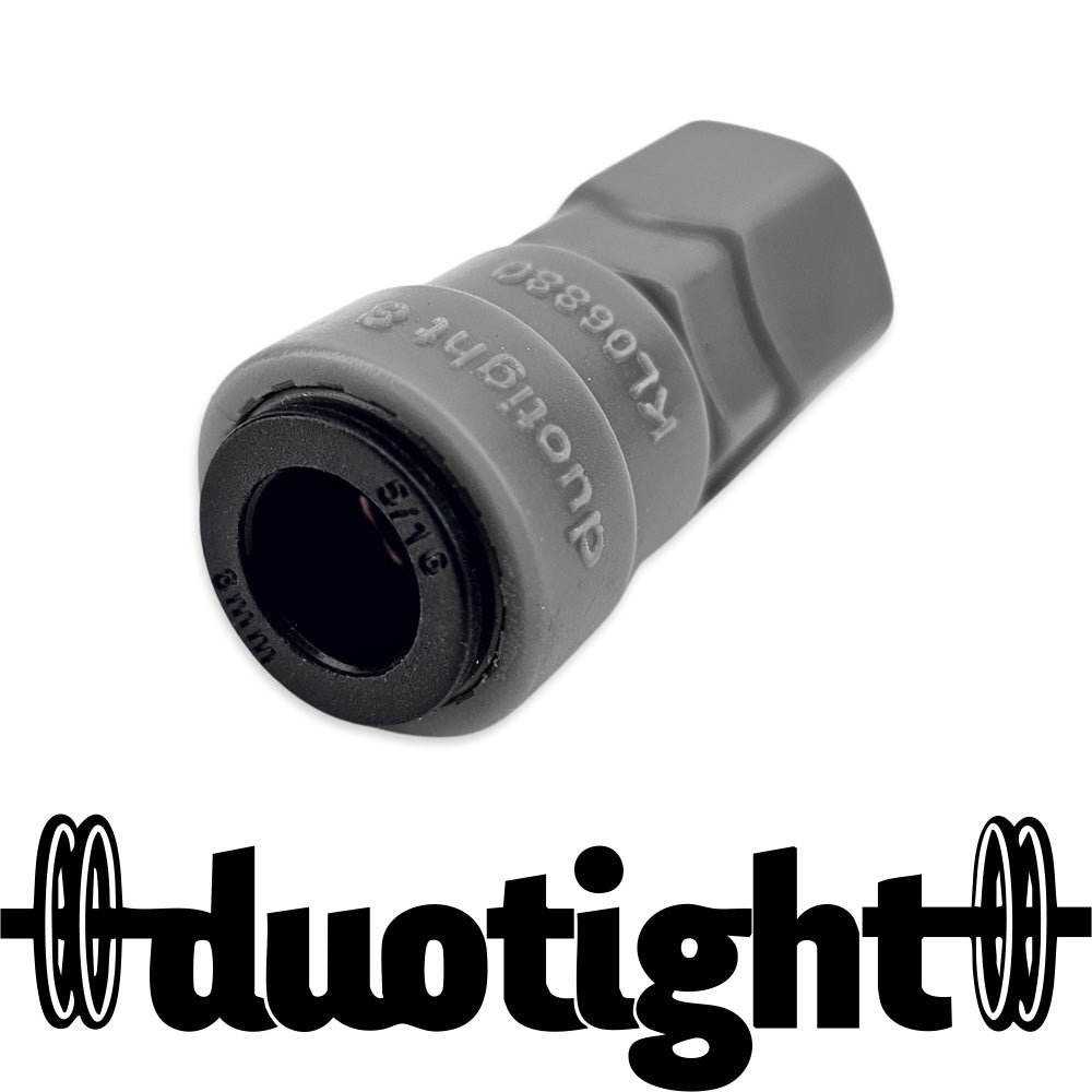 Looking for high quaility push in fittings that will seal tight?&nbsp; duotight are the push in fitting with superior sealing capacity due to the double o-ring sealing design.