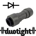 This very handy fitting could save you your regulator and is a good investment. This particular type of check valve has low opening pressure of only 1psi.