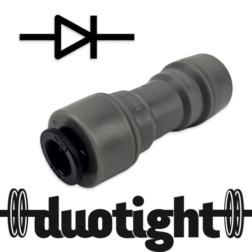 This very handy fitting could save you your regulator and is a good investment. This particular type of check valve has low opening pressure of only 1psi.