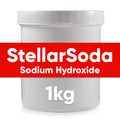 Sodium Hydroxide (AKA Caustic Soda) is frequently used as an industrial cleaning agent where it is often called "Caustic".