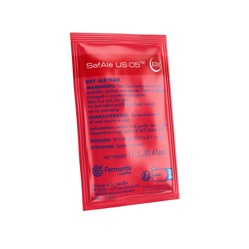 Fermentis SafAle US-05 Yeast x 11.5g - KegLand