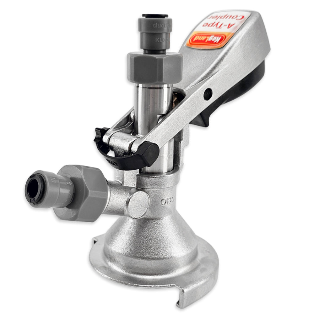 Commonly referred to as the "Slide On Coupler" or "German Slider" now with 8mm duotight push in fittings for a faster simpler connection. We highly reccomend using EVABarrier 4mm x 8mm or 5mm x 8mm with duotight fittings.&nbsp;