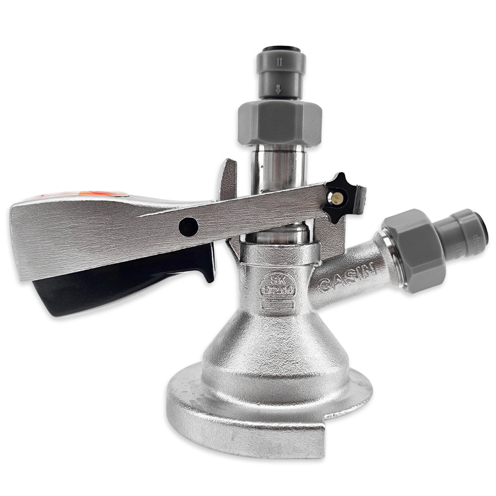 Commonly referred to as the "Slide On Coupler" or "German Slider" now with 8mm duotight push in fittings for a faster simpler connection. We highly reccomend using EVABarrier 4mm x 8mm or 5mm x 8mm with duotight fittings.&nbsp;