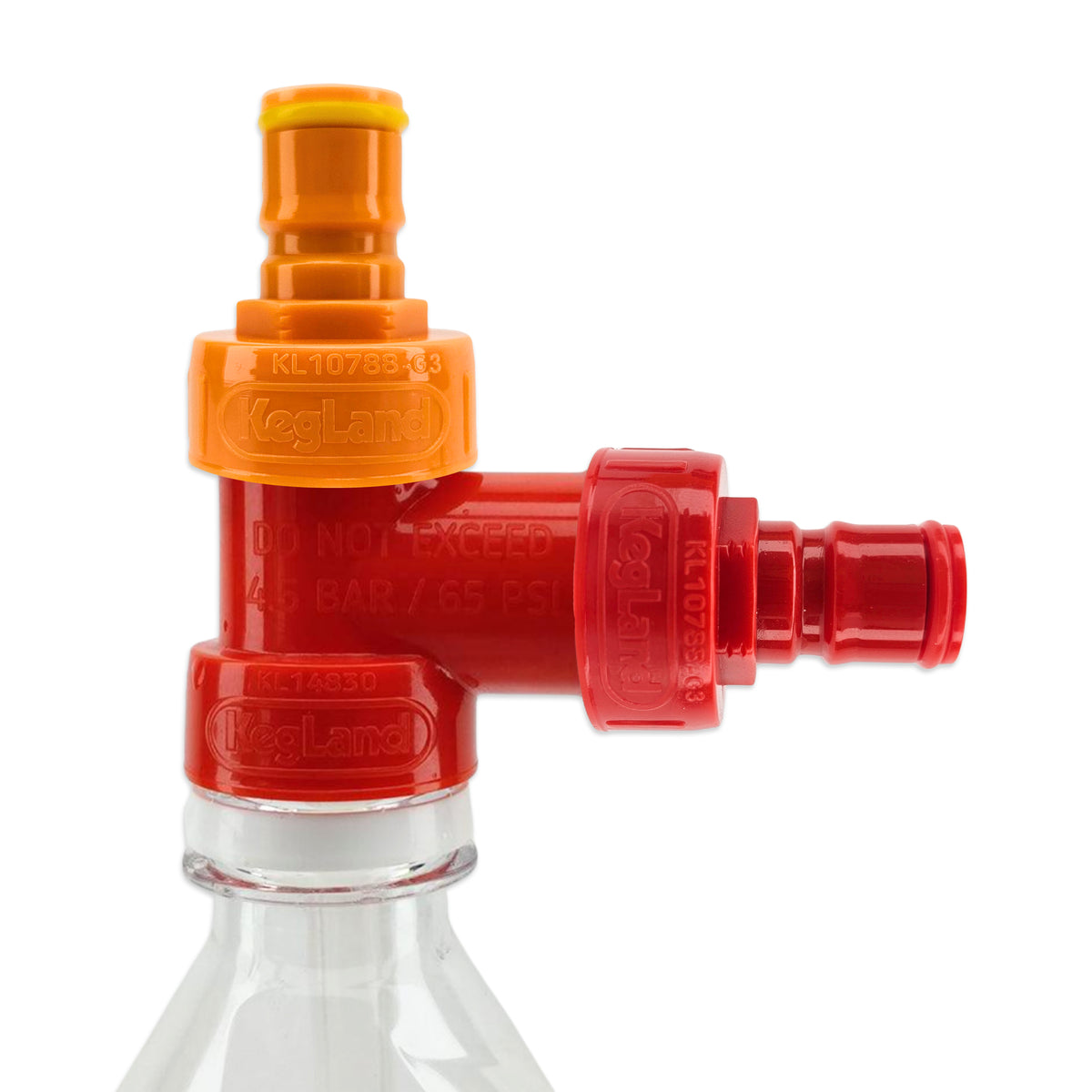 RED Multi Gas Post Plastic Carbonation Cap