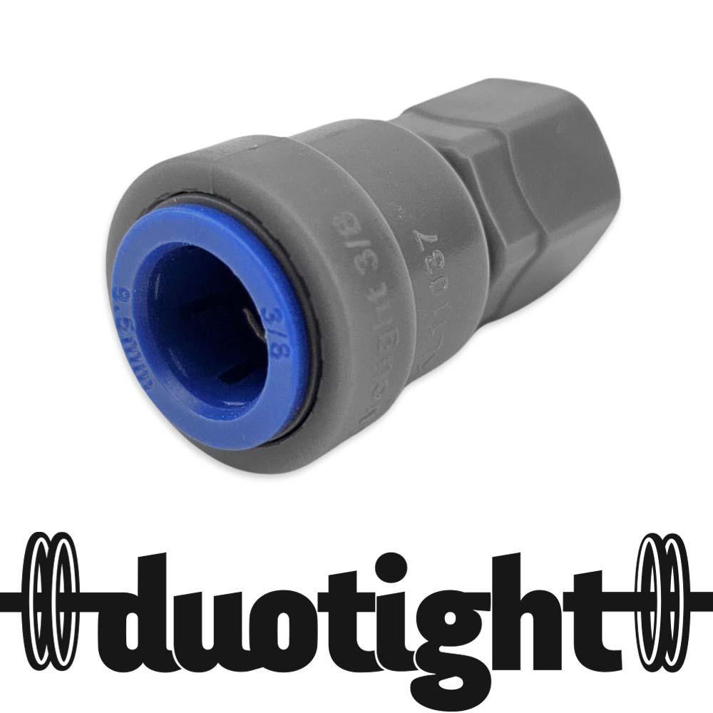This straight MFL joiner is suitable for our EVABarrier Beer & Gas hosing in 6mm ID x 9.5mm OD line or most lines with 9.5mm outer diameter to MFL Ball lock disconnects or any MFL type connection.