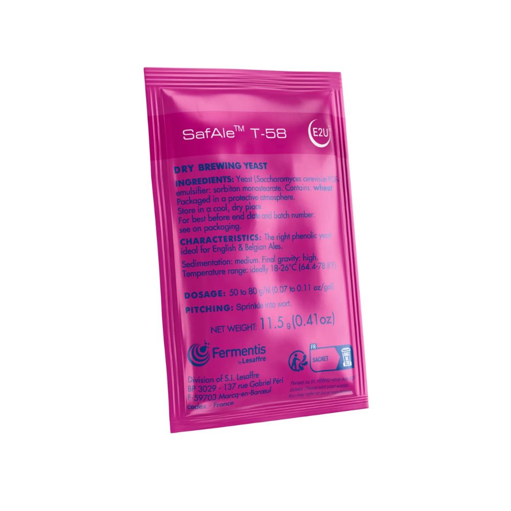 Fermentis SafAle T-58 x 11.5g Yeast x 11.5g - KegLand