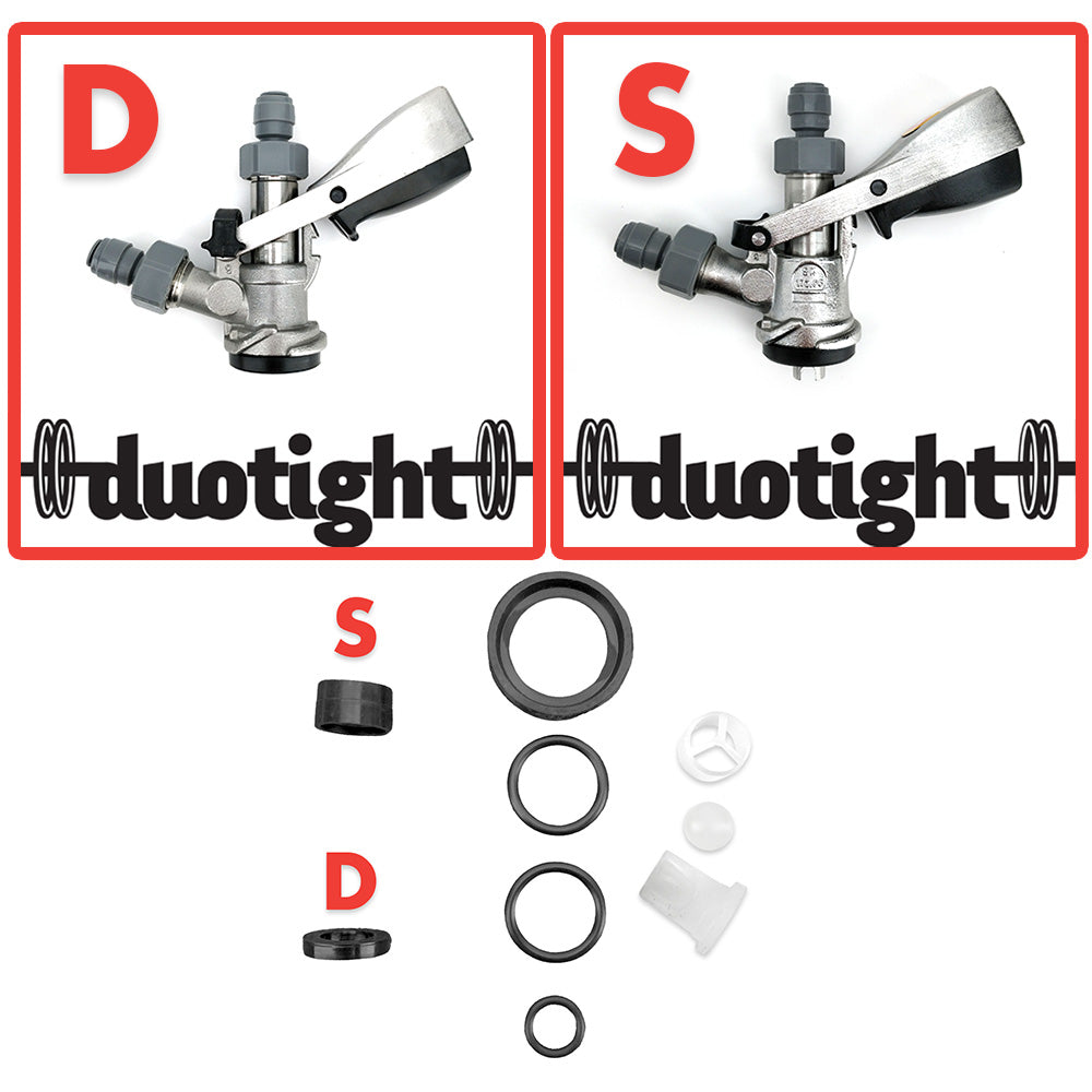 Replacement Seal Kit for the KL08822 - D-Type Keg Coupler &amp; KL08839 - S-Type Coupler