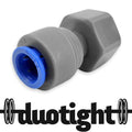 This duotight fitting&nbsp;is suitable for our EVABarrier Beer &amp; Gas hosing in 6mm x 9.5mm line and connecting up to 1/2 fittings such as hex nipples, camlock and 1.5 inch tri-clover fittings.