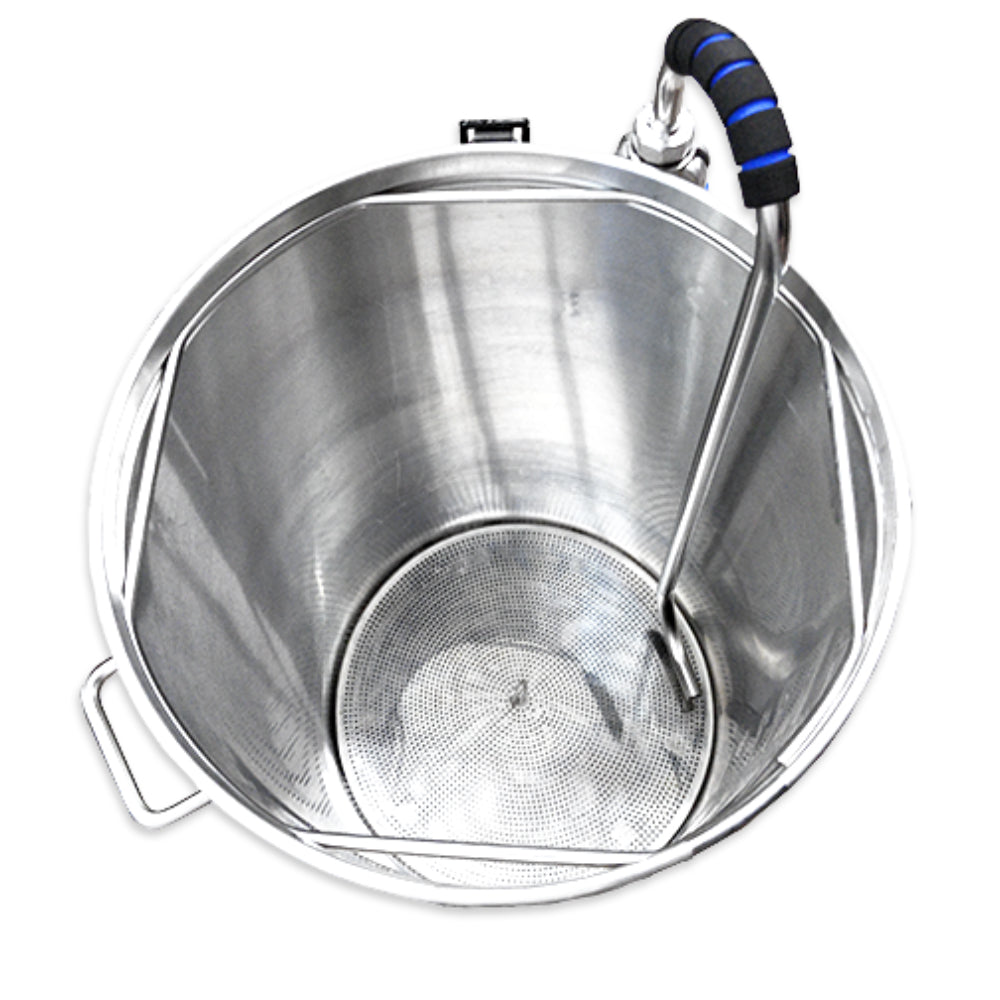 The 6w &amp; 25w (for 65L G4.1 brewers) magnetic pump will aid in circulating your wort for better hop extraction in the whirlpool stage, as well as help collect the hot break into the center of the false bottom.