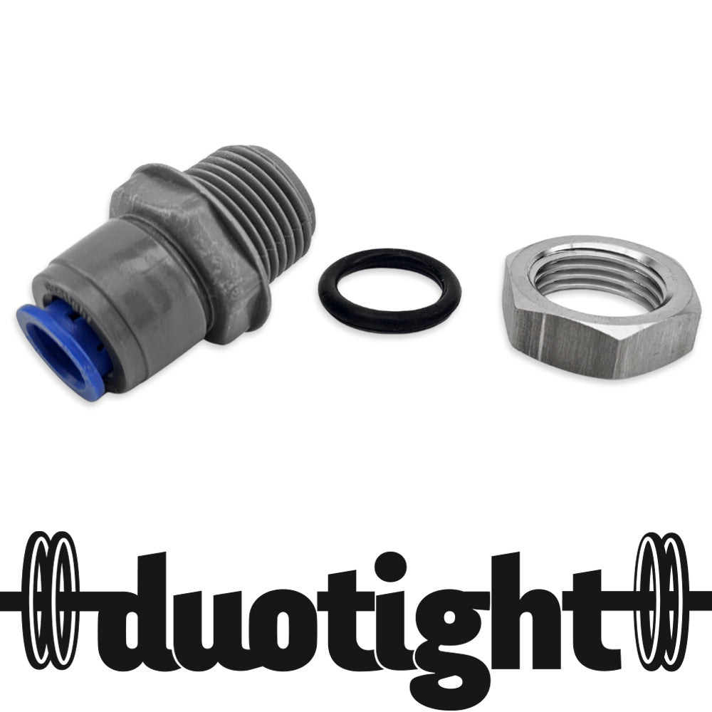 duotight - 9.5mm (3/8”) Female x  1/2  Male Thread Bulkhead (suits TempTwister)