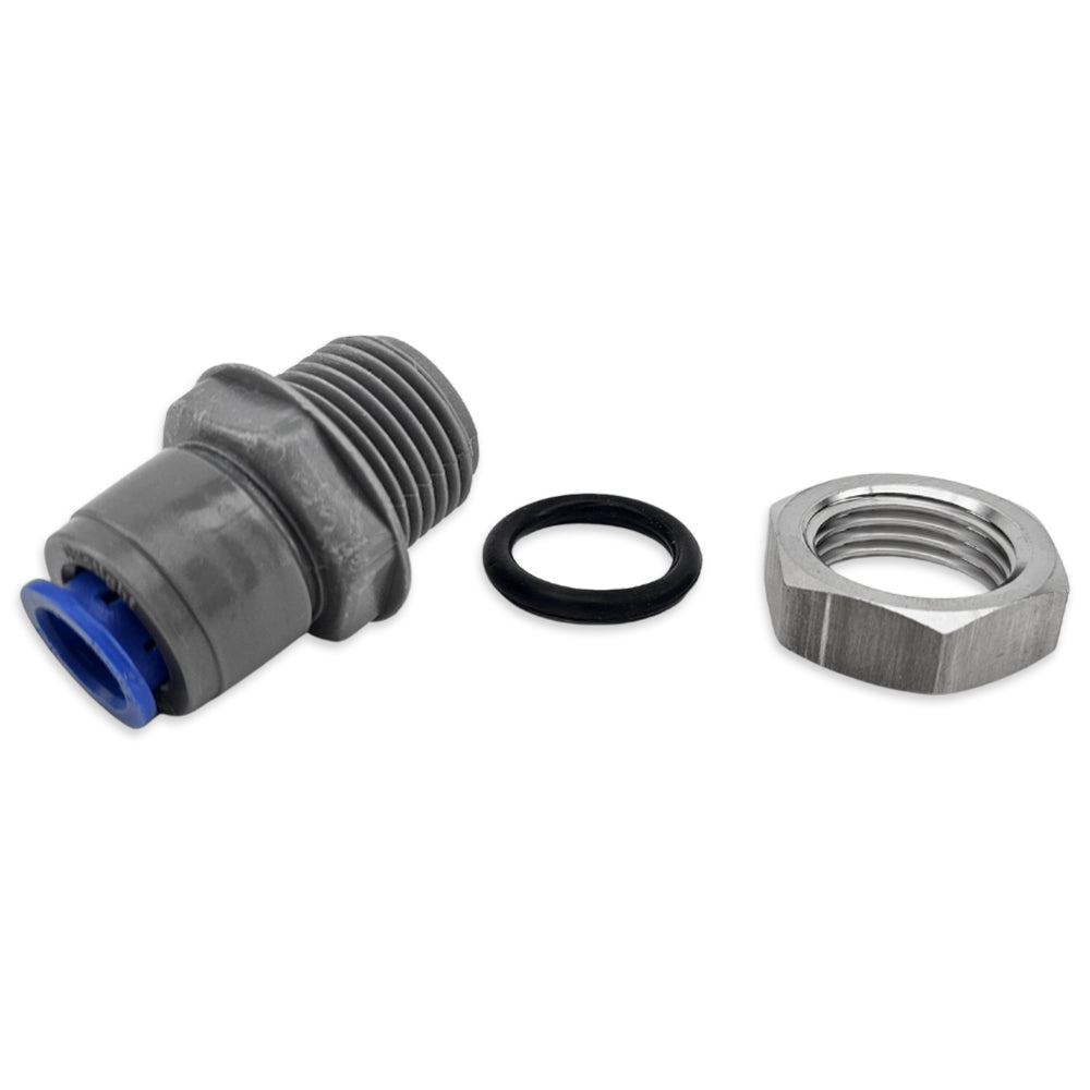 duotight - 9.5mm (3/8”) Female x  1/2  Male Thread Bulkhead (suits TempTwister)