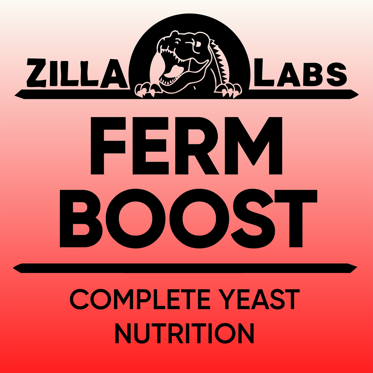 Zilla Labs Ferm Boost Complete Yeast Nutrition logo and branding artwork