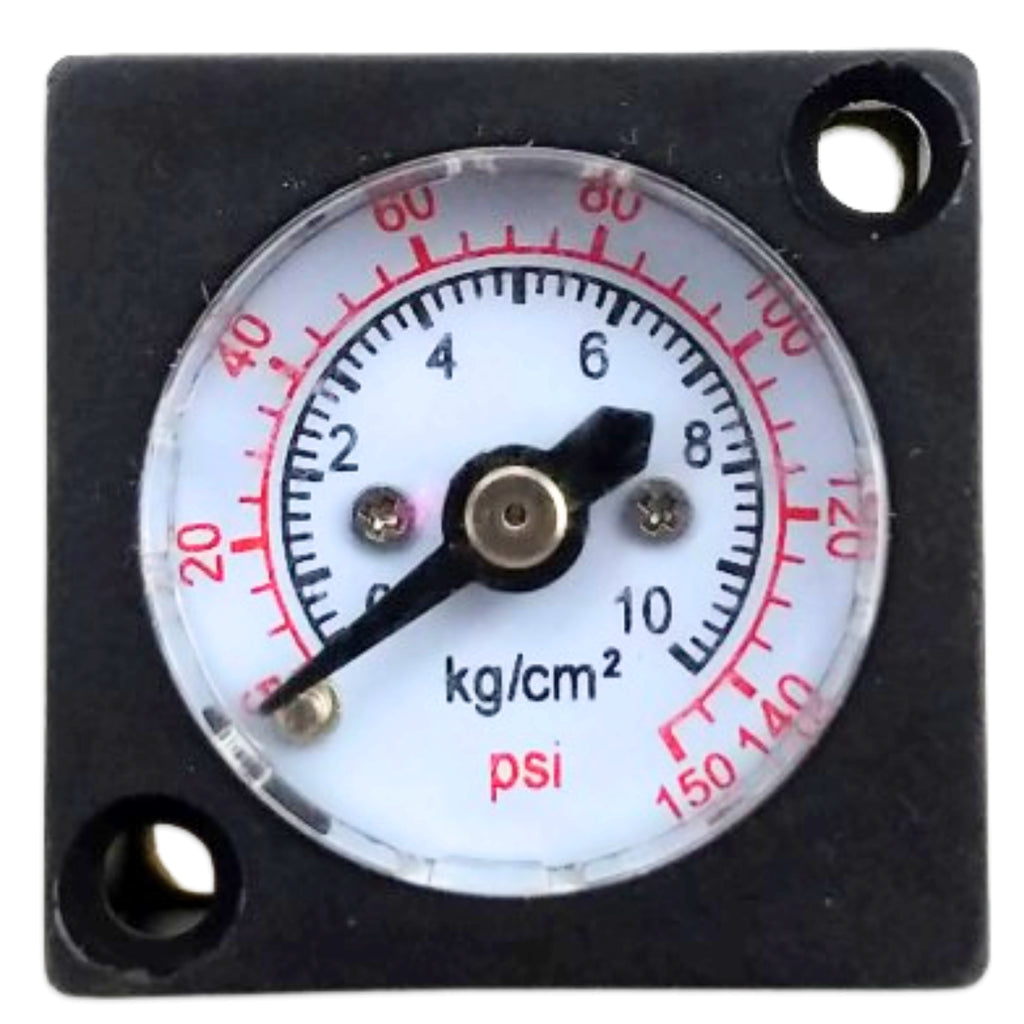 The largest gauge 0-150 most commonly used to regulate mains water.