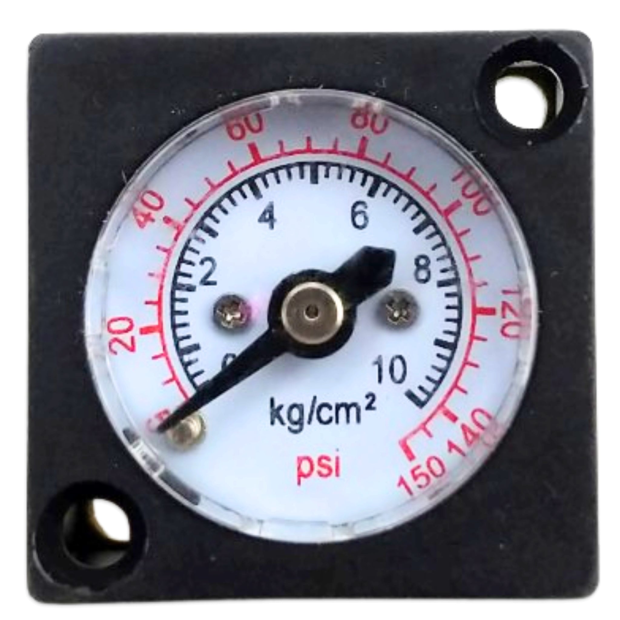 The largest gauge 0-150 most commonly used to regulate mains water.