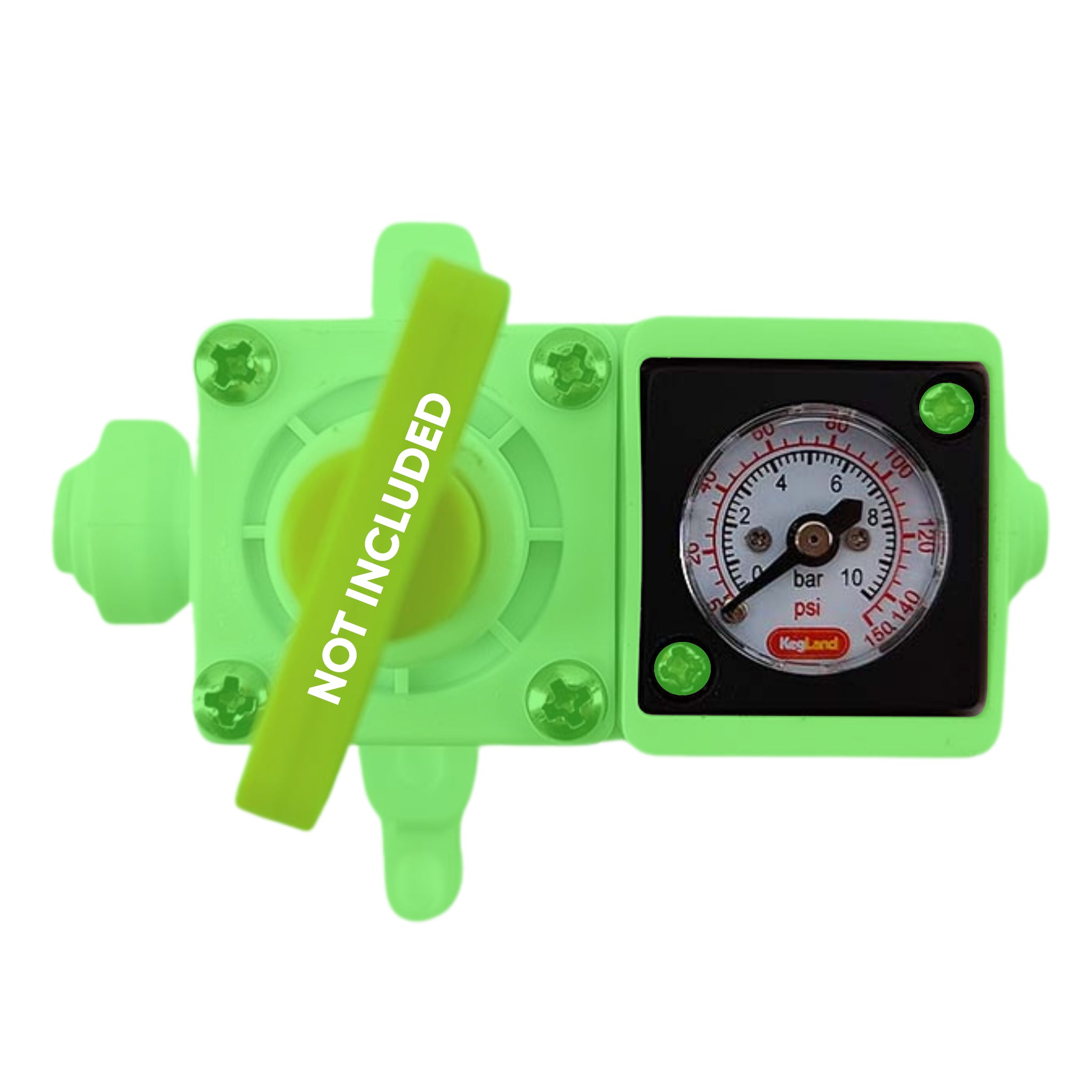The largest gauge 0-150 most commonly used to regulate mains water.