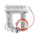 This 3 Stage Wall Mount Reverse Osmosis System is perfect for making non potable water such as bore water safe for human consumption. 