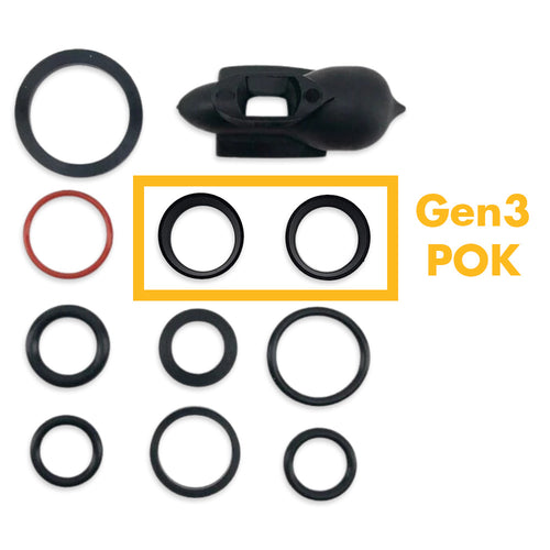 These o-rings and washers suit all NukaTap SS models, and Generation 1 NukaTap FC models. 