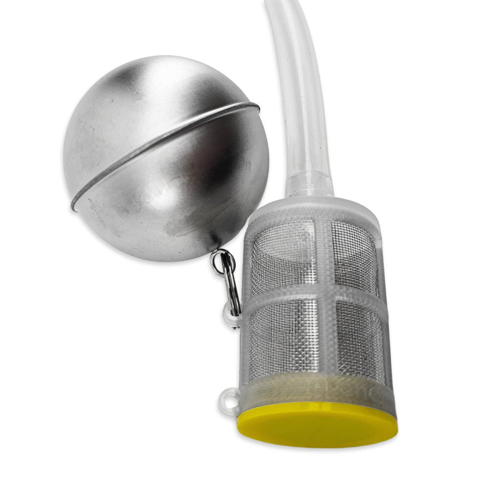 Simple design allows you to extract the clearest possible liquid in your pressure vessel with the added security of our new filter included. Weighted to 10g.