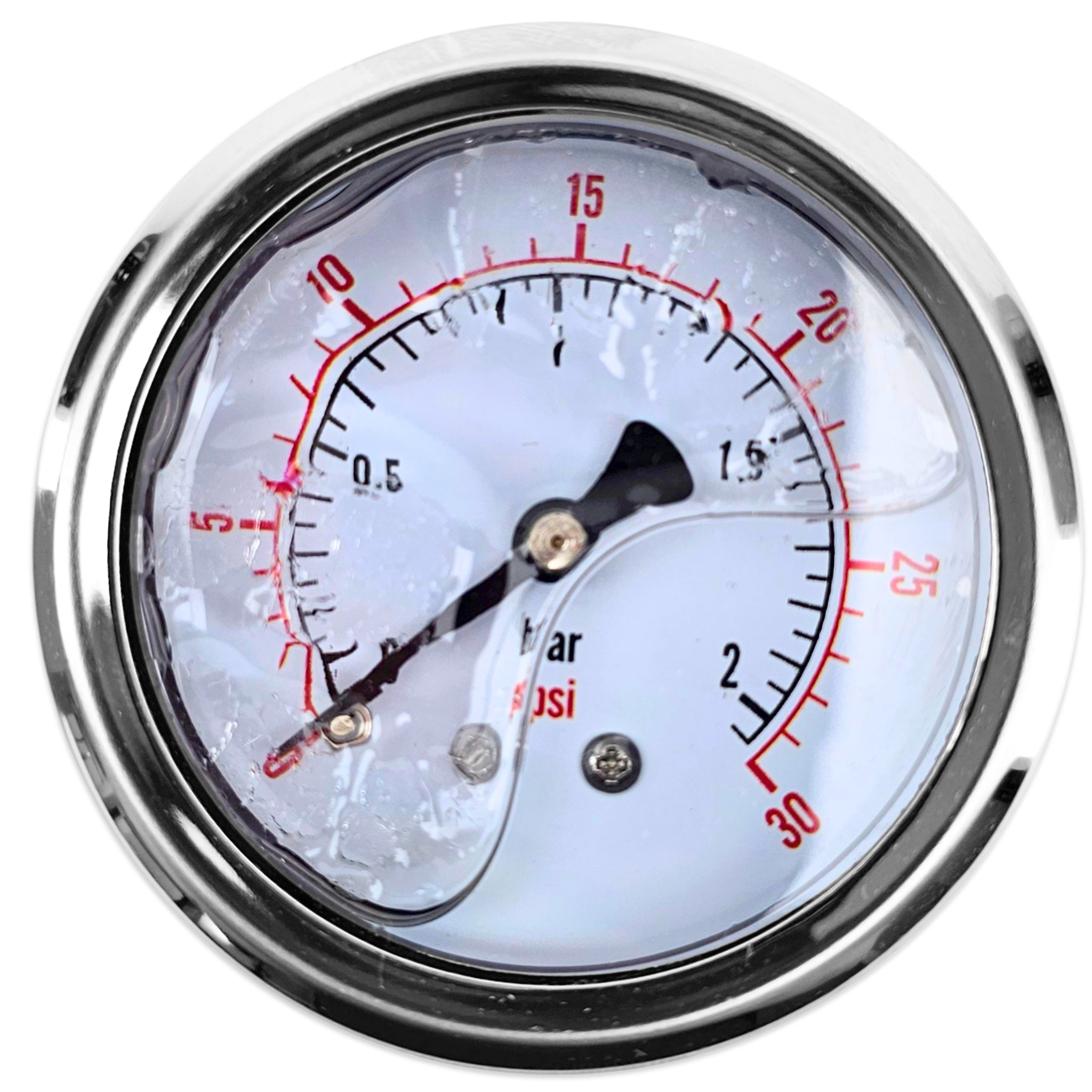 Liquid Pressure Gauge, looks like jelly!
