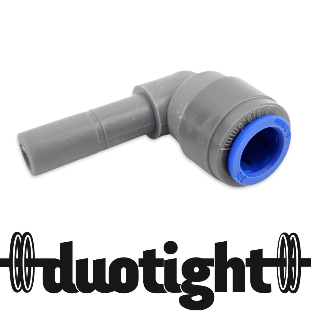 This elbow piece is suitable for our EVABarrier Beer & Gas hosing size 9.5mm (3/8") OD x 6.5mm (1/4") ID.