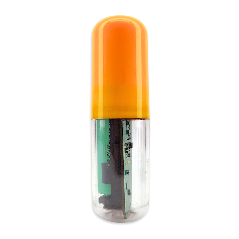 Yellow Base Model RAPT Pill. Measures Density of fermentation and temperature.