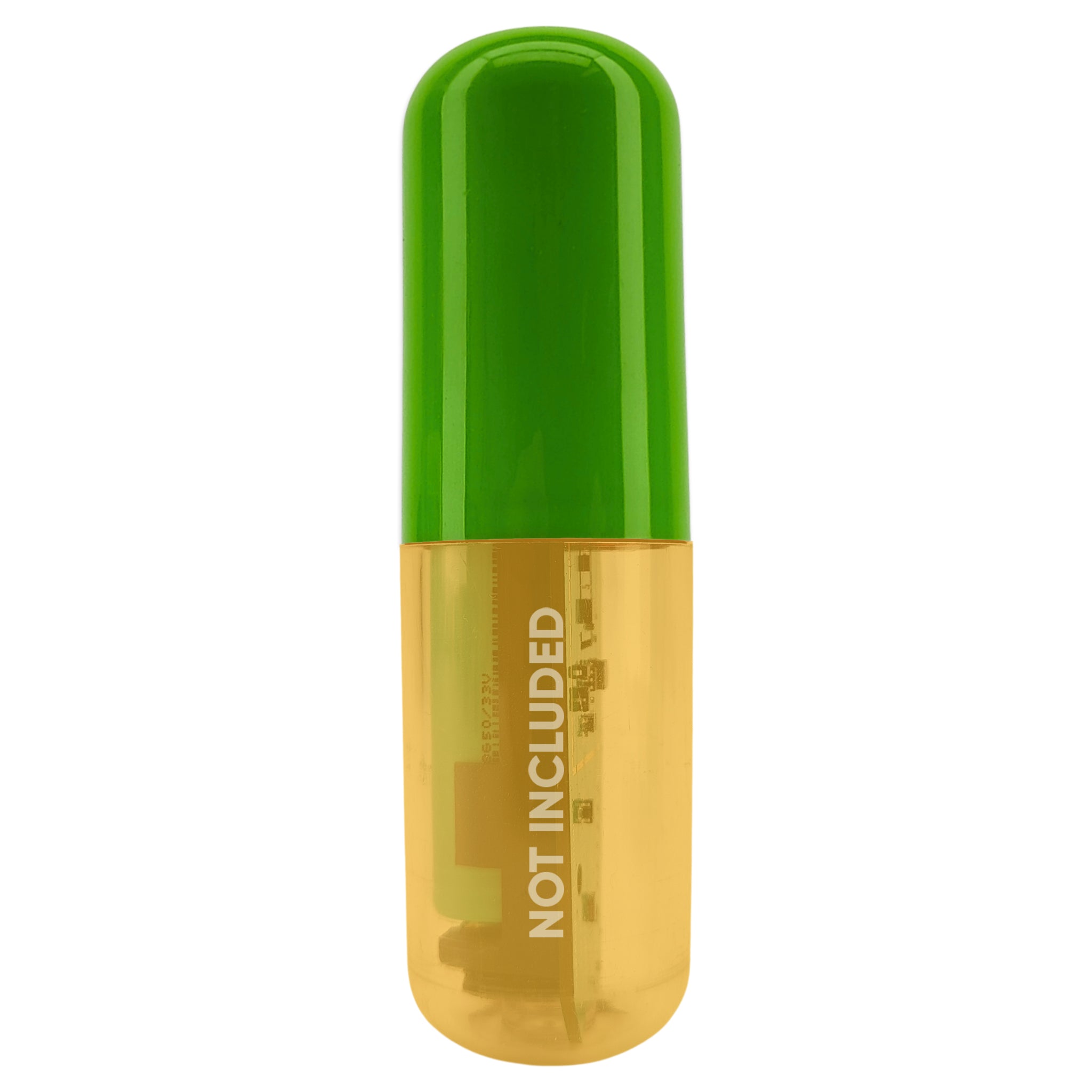 Green RAPT Pill Digital Hydrometer top section only. The bottom is cleared out and says "NOT INCLUDED"