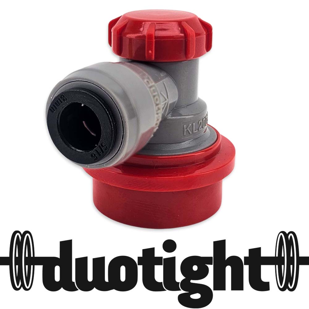 This particular ball lock disconnect has been designed to suit 8mm Beer/Gas Line. Due to the integrated duotight fitting the line will simply push directly into this fitting.