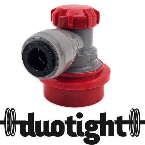 This particular ball lock disconnect has been designed to suit 8mm Beer/Gas Line. Due to the integrated duotight fitting the line will simply push directly into this fitting.