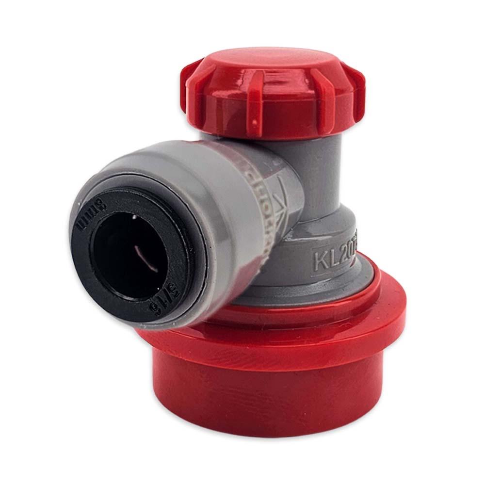 This particular ball lock disconnect has been designed to suit 8mm Beer/Gas Line. Due to the integrated duotight fitting the line will simply push directly into this fitting.