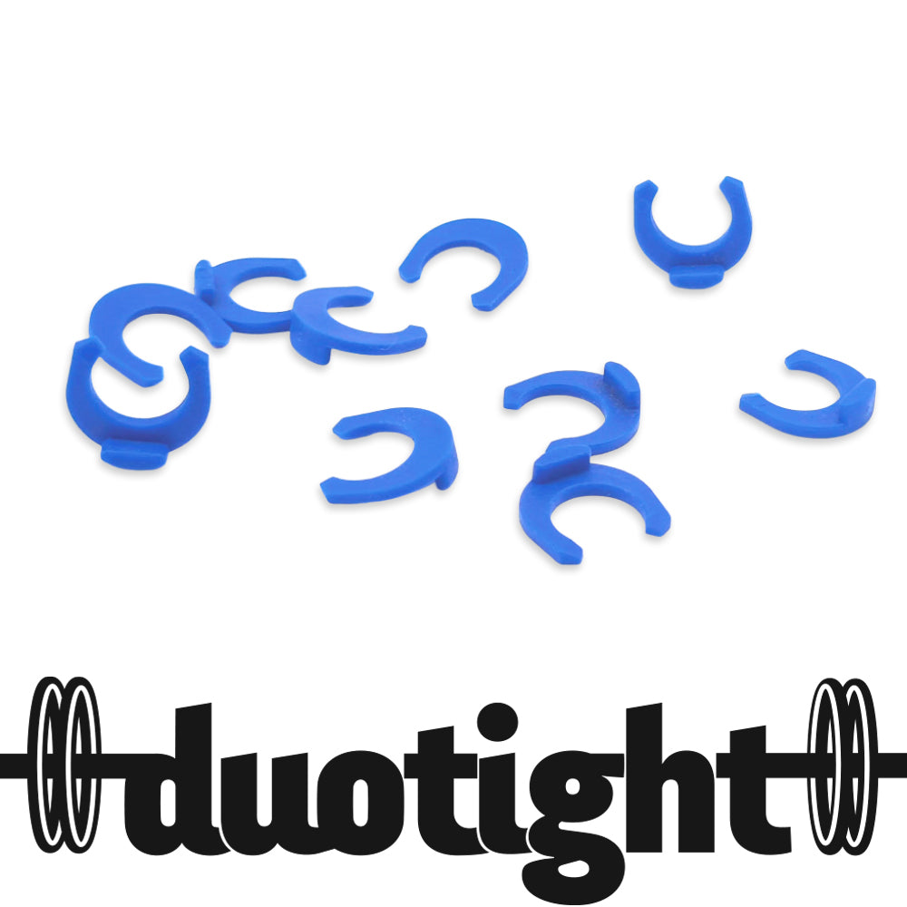 duotight 6.35mm OD retaining circlip. Locks duotight fittings in their closed position, making it impossible for any hose to escape