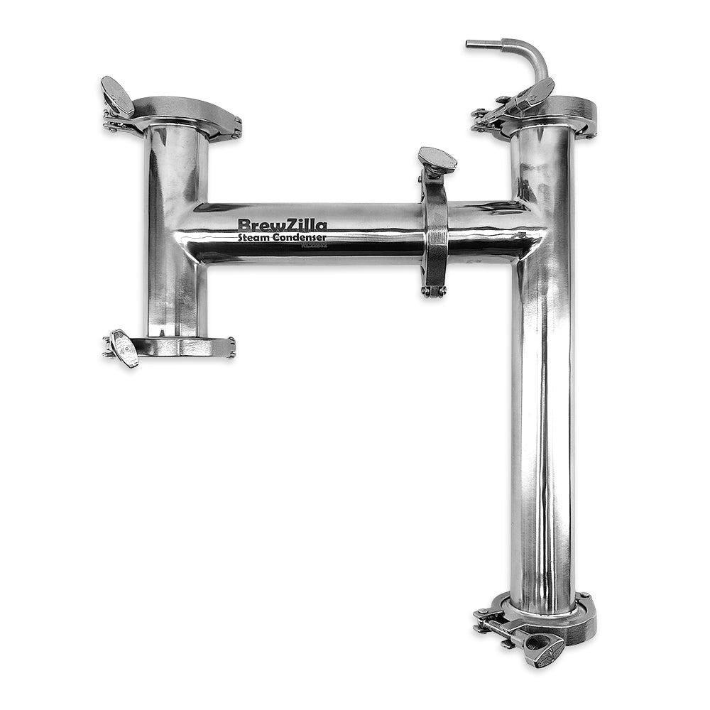 Made from high quality 304 Stainless Steel, this condenser lid is ideal for apartment or basement brewers who struggle managing steam and condensation during brewday.