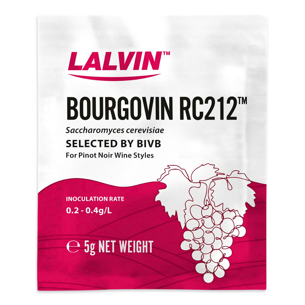 The Bourgorouge RC212 strain was selected from fermentations in the Burgundy region of France. It was selected for its ability to ferment a traditional heavier style Burgundian Pinot Noir.