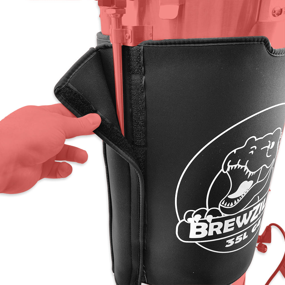 If you brew outside where it is cold or windy, the Neoprene Jacket/Parka is a must-buy! Don't lose that heat to the atmosphere!