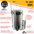 Get the worlds top selling BrewZilla branded single vessel, double batch micro-brewery that is sold all over the world. Now with a sight glass and 25 watt pump.