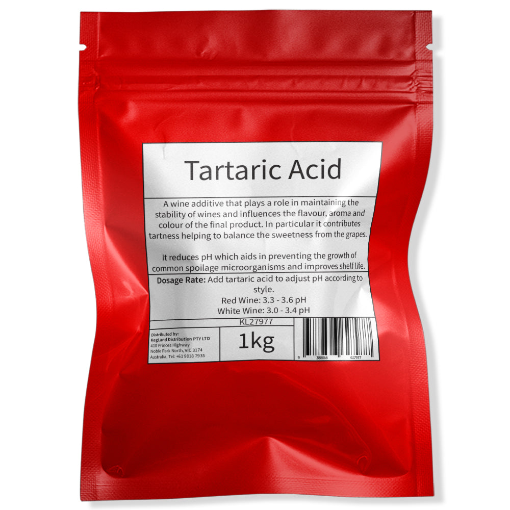 Tartaric Acid - 1kg - KegLand