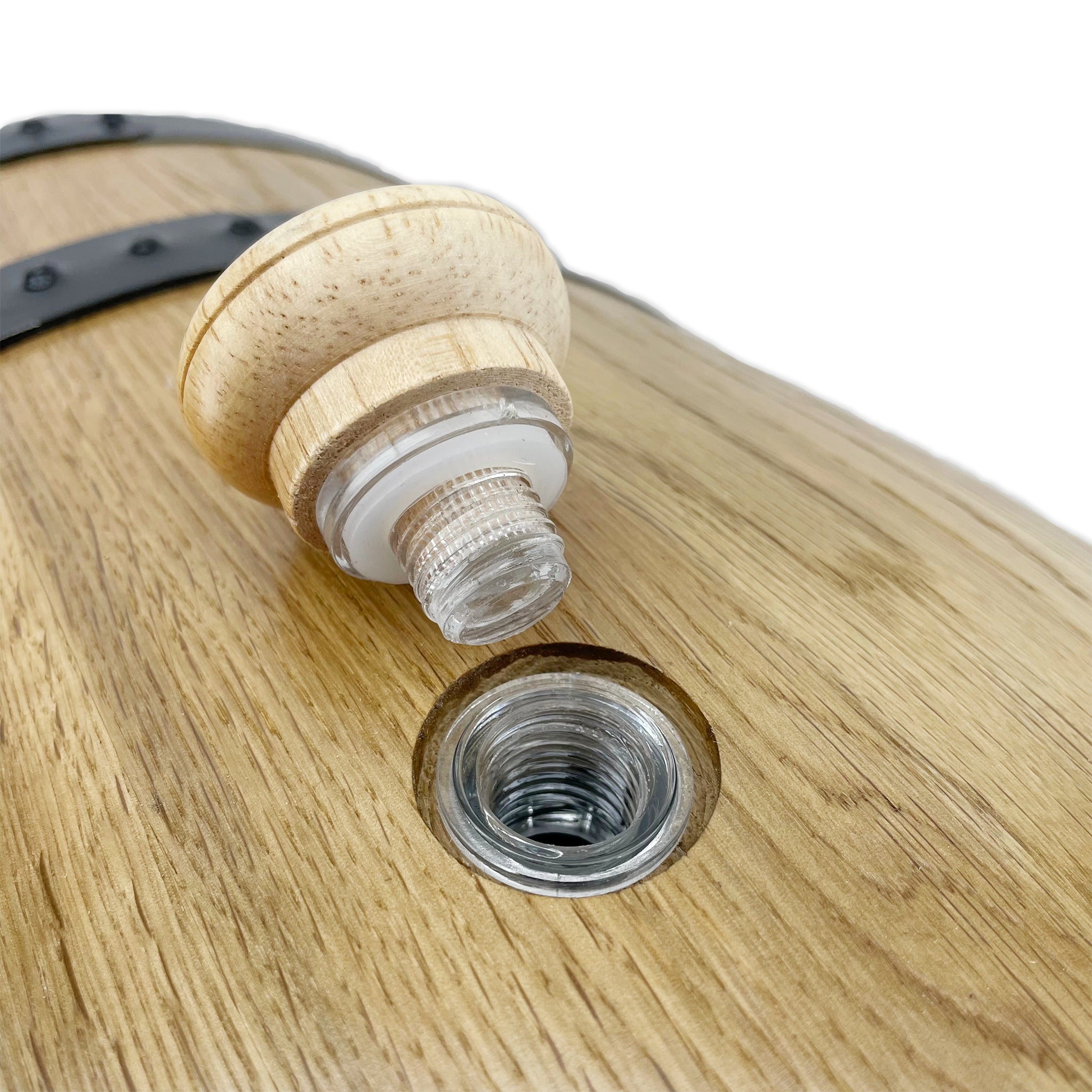 American White Oak barrel 30L (Medium toast) - KegLand Bung