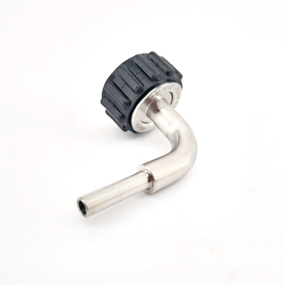 The KegLand Stainless Steel Quick Connectors in 1/2" Female NPT come with a heavy duty silicone grip guard allowing comfortable and quick tool-free operation.