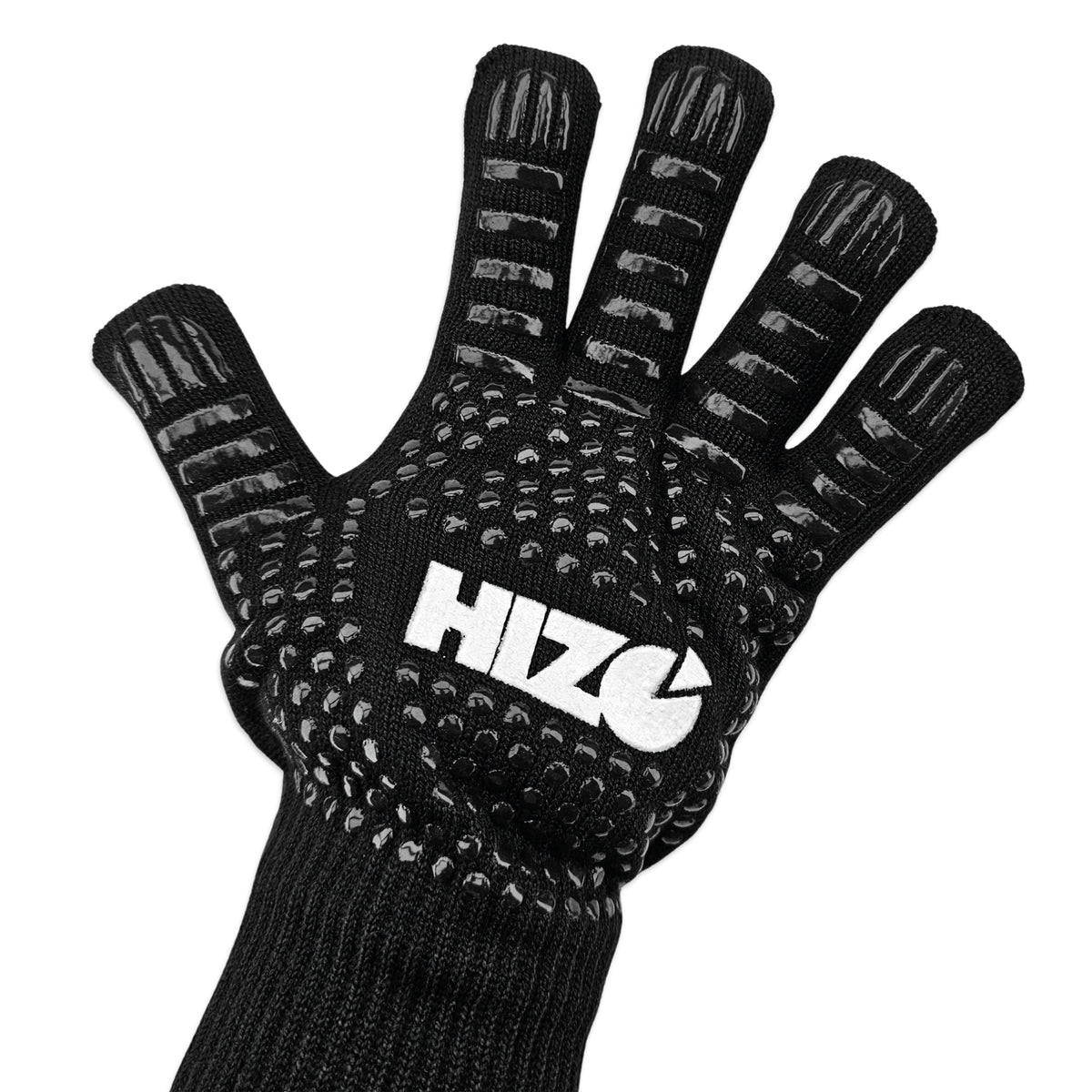 Close up of a medium sized hand inside the medium sized glove. How medium.