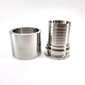 Commercial Beverage and Safe Food Handling Fitting designed for seamless sanitary flow. Please note: These must be crimped/swaged onto the hose. Hosing not included.