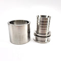 Commercial Beverage and Safe Food Handling Fitting designed for seamless sanitary flow. Please note: These must be crimped/swaged onto the hose. Hosing not included.