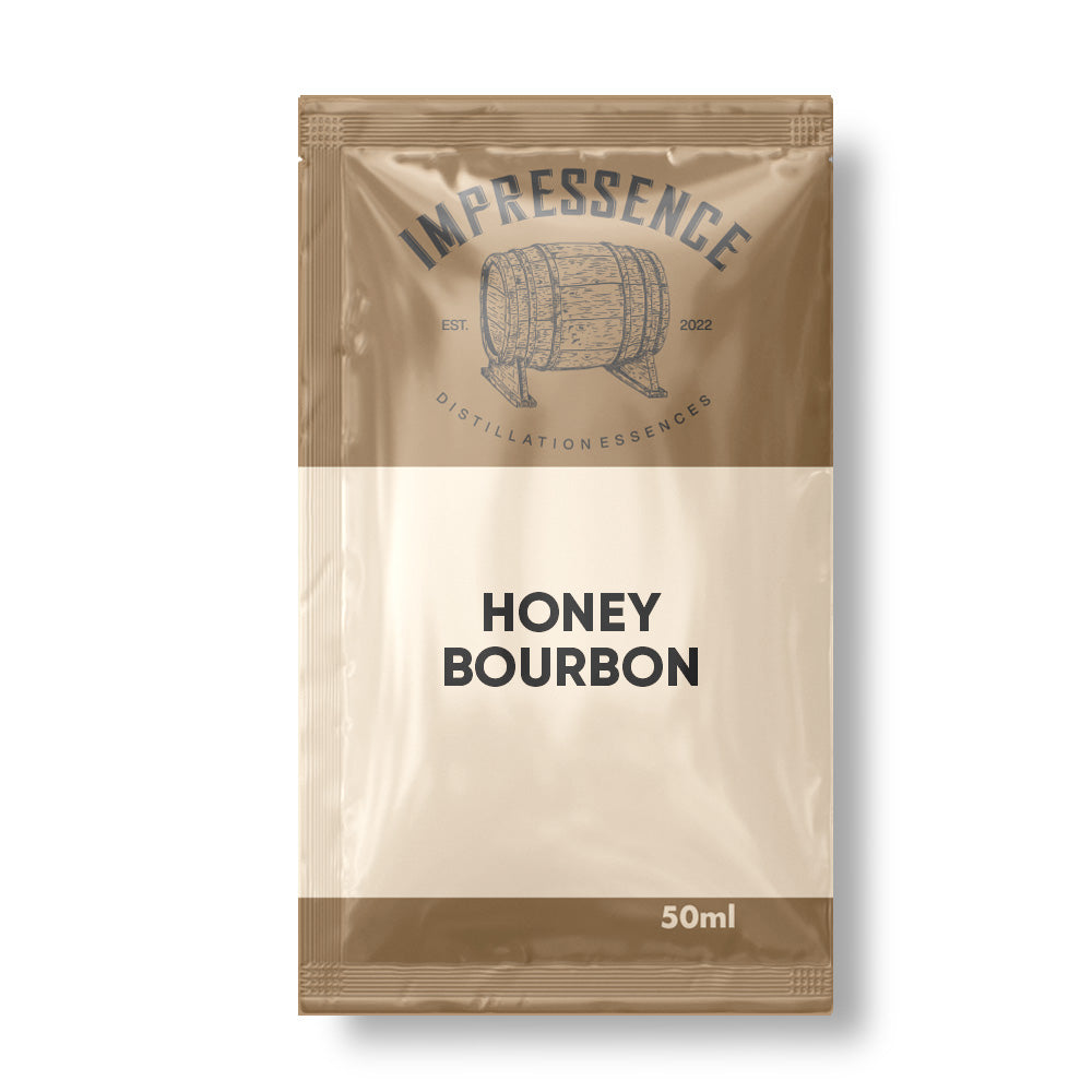 Impressence Distillation Essences - Honey Bourbon Spirit Flavouring - 50ml sachet.