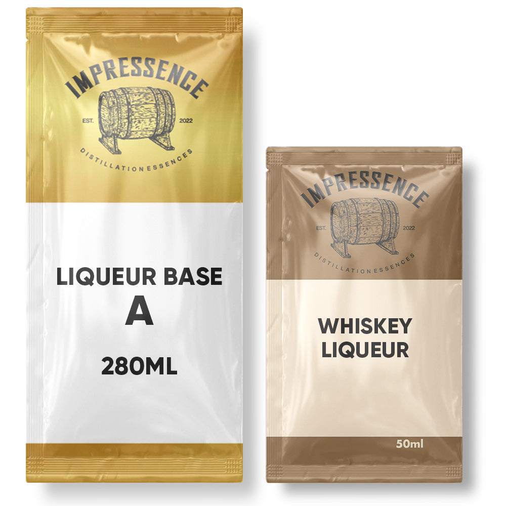 Add entire contents of KL46830 - Impressence - Liqueur Base A 280ml&nbsp;sachet.