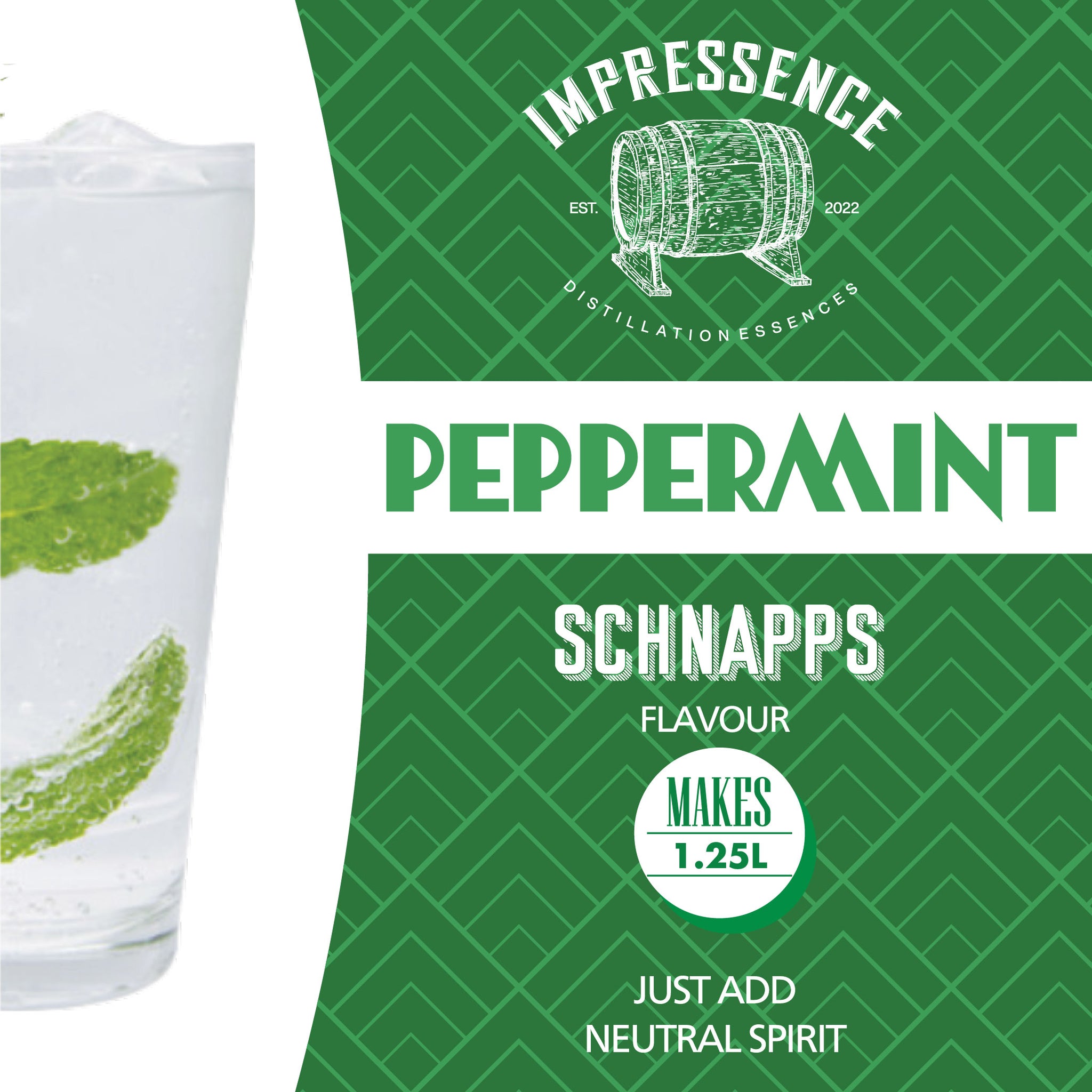 Impressence | Peppermint Schnapps Spirit Flavouring Makes 1.25L