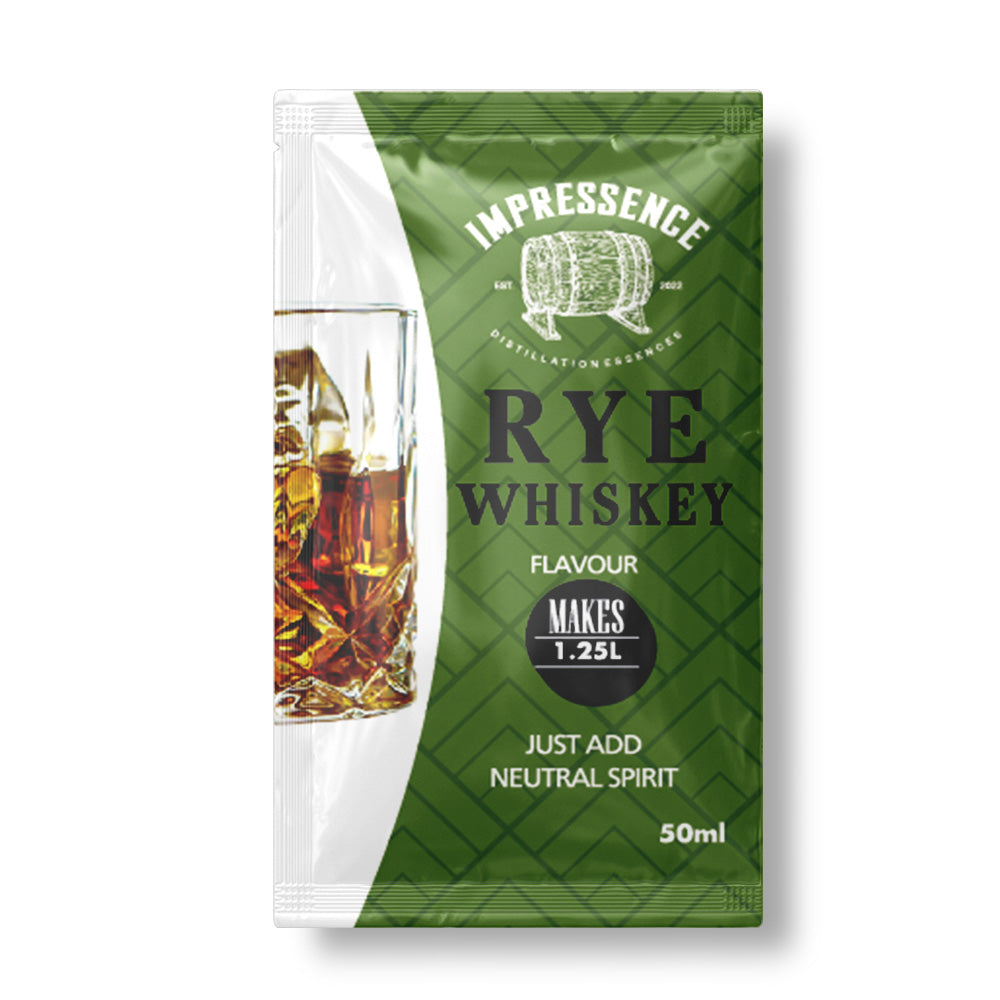 Makes 1.25L of rye whiskey that features a range of fruit and spice notes. Perfect sipping whiskey or can be mixed with Dry Ginger Ale for a classic CC & Dry.