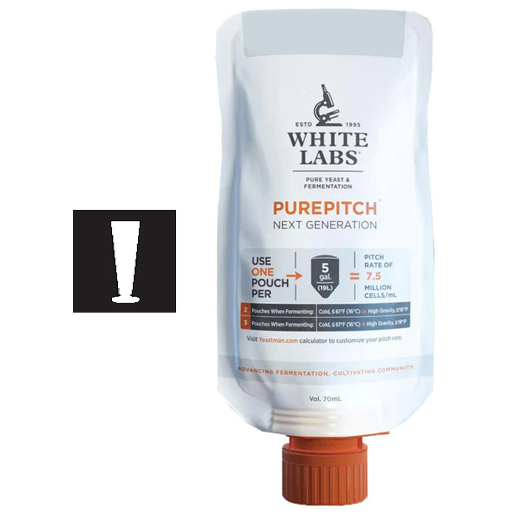 Pitch WLP720 like the pro's with White Labs PurePitch Next Generation. Includes the commercial recommended pitching rate so no starter is needed.