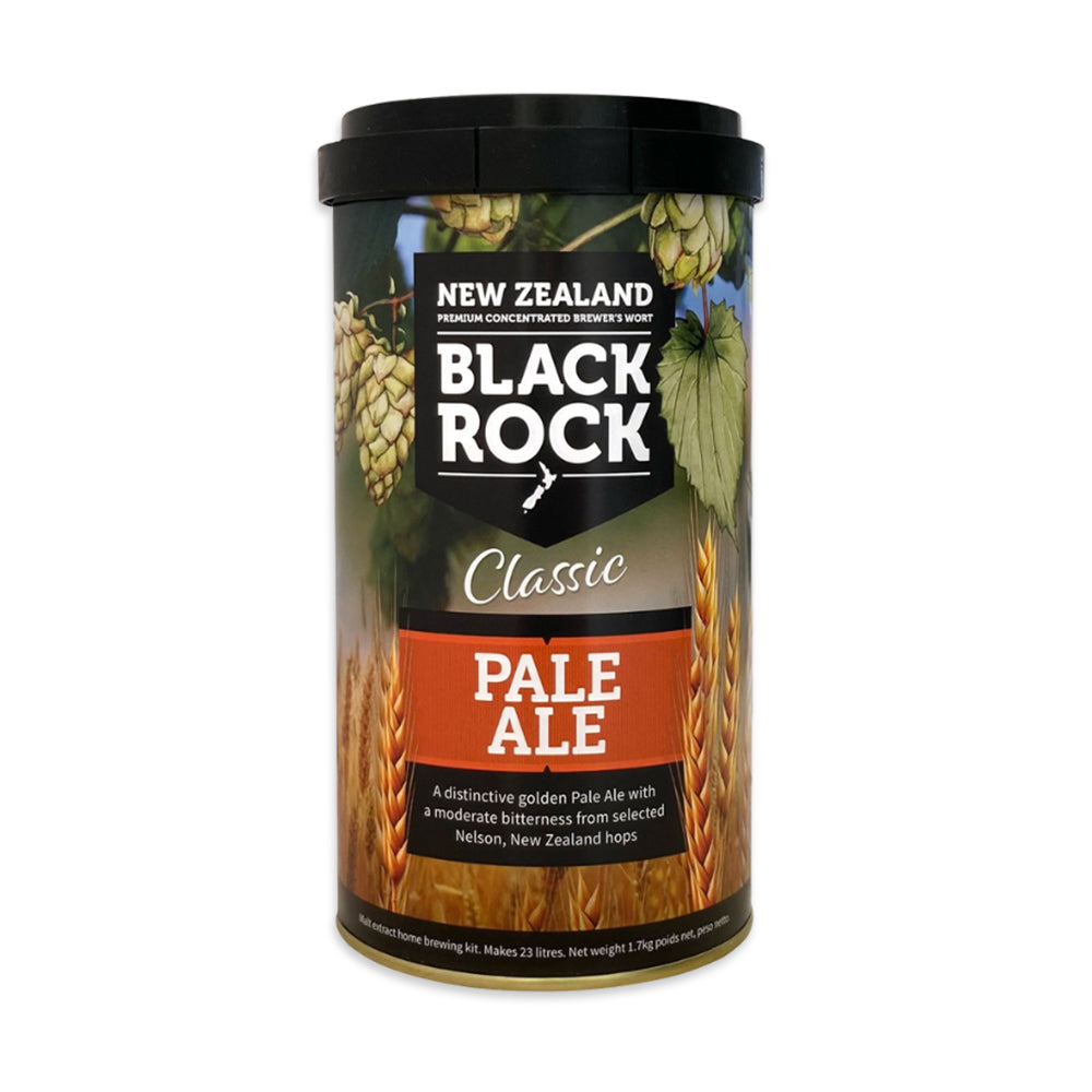 Black Rock Classic Pale Ale Liquid Malt Extract Beer Kit. Hoppy, light in colour and refreshing.